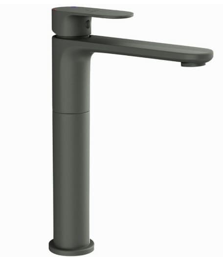 Vòi chậu rửa mặt màu than chì Ấn Độ Jaquar OPP-GRF-15005BPM