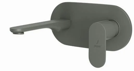 Vòi chậu âm tường màu than chì Ấn Độ Jaquar OPP-GRF-15441KPM