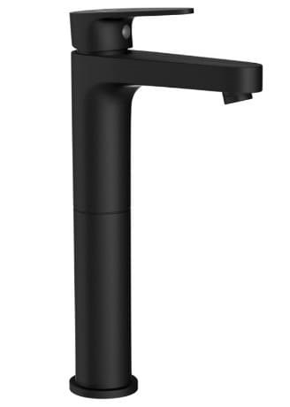 Vòi chậu rửa mặt thân cao màu đen mờ Ấn Độ Jaquar VGP-BLM-81005NB