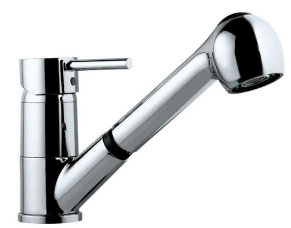 Vòi bếp nóng lạnh dây rút Ấn Độ Jaquar FLR-CHR-5177BV