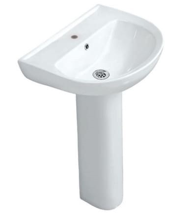 Chân chậu dài Ấn Độ màu trắng Jaquar FLS-WHT-FLS-WHT-5301V