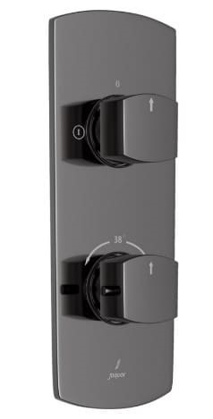 Củ sen nhiệt độ âm tưởng Ấn Độ màu đen chrome Jaquar KUP-BCH-35681PMV