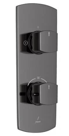 Củ sen nhiệt độ âm tưởng Ấn Độ màu đen chrome Jaquar KUP-BCH-35681PMV