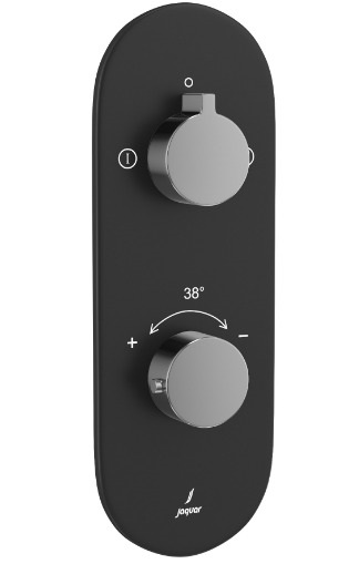 Mặt nạ sen nhiệt độ âm tưởng Ấn Độ màu đen chrome Jaquar LAG-BBC-91681NK