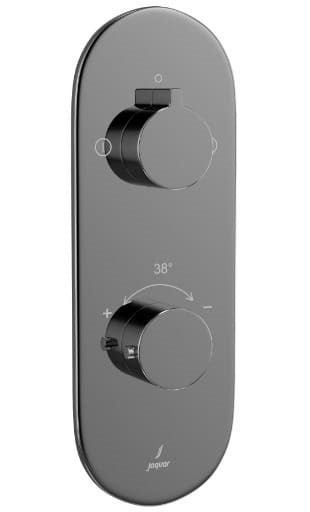 Mặt nạ sen nhiệt độ âm tưởng Ấn Độ màu đen chrome Jaquar LAG-BCH-91681NK