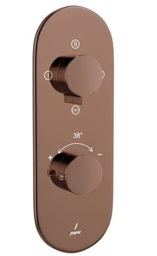 Bộ vòi sen nhiệt độ âm tưởng Ấn Độ màu đồng đỏ Jaquar LAG-BGP-91683NK