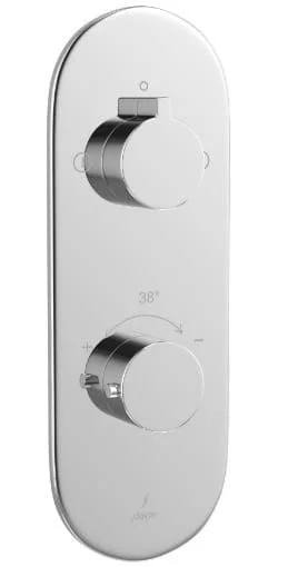 Mặt nạ sen nhiệt độ âm tưởng Ấn Độ màu chrome Jaquar LAG-CHR-91681NK
