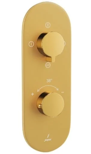 Bộ vòi sen nhiệt độ âm tưởng Ấn Độ màu vàng Jaquar LAG-GMG-91683NK