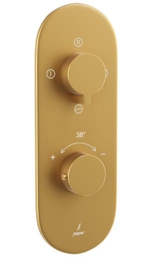 Bộ vòi sen nhiệt độ âm tưởng Ấn Độ màu vàng mờ Jaquar LAG-GMP-91683NK