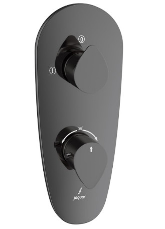 Mặt nạ sen nhiệt độ âm tường Ấn Độ màu đen chrome Jaquar VGP-BCH-81681NK