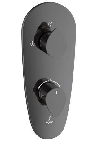 Mặt nạ sen nhiệt độ âm tường Ấn Độ màu đen chrome Jaquar VGP-BCH-81681NK