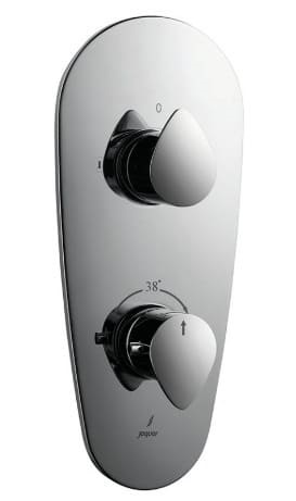 Mặt nạ sen nhiệt độ âm tường Ấn Độ màu chrome Jaquar VGP-CHR-81681NK