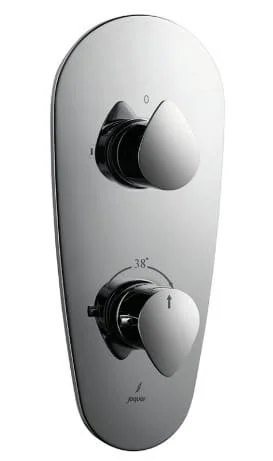 Mặt nạ sen nhiệt độ âm tường Ấn Độ màu chrome Jaquar VGP-CHR-81681NK