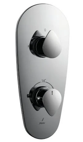 Củ sen ổn nhiệt âm tường màu chrome Ấn Độ Jaquar VGP-CHR-81681V
