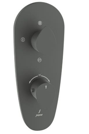 Củ sen ổn nhiệt âm tường 3 đầu ra màu than chì Ấn Độ Jaquar VGP-GRF-81683