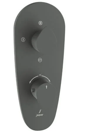 Củ sen ổn nhiệt âm tường 3 đầu ra màu than chì Ấn Độ Jaquar VGP-GRF-81683