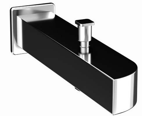 Vòi xả bồn âm tường màu đen chrome Ấn Độ Jaquar SPJ-BCH-85463