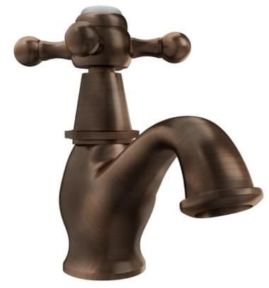 Vòi chậu rửa mặt lạnh màu đồng đỏ Ấn Độ Jaquar QQT-ACR-7011