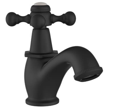 Vòi chậu rửa mặt lạnh màu đen mờ Ấn Độ Jaquar QQT-BLM-7011