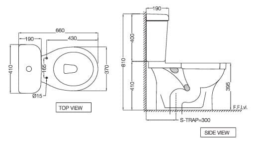 Bồn cầu 2 khối nắp rơi êm Ấn Độ Jaquar CNS-WHT-751S300SPPZY