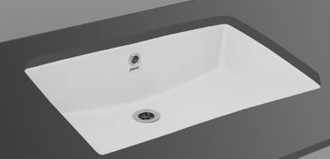 Chậu âm bàn đá Ấn Độ màu trắng Jaquar FNS-WHT-40701