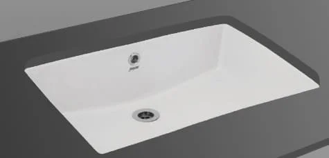 Chậu âm bàn đá Ấn Độ màu trắng Jaquar FNS-WHT-40701