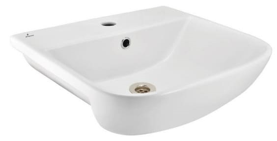 Chậu rửa bán âm bàn Ấn Độ màu trắng Jaquar JDS-WHT-25503