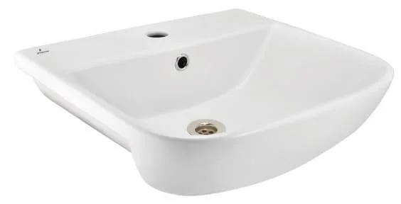Chậu rửa bán âm bàn Ấn Độ màu trắng Jaquar JDS-WHT-25503