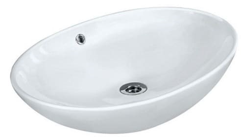 Chậu dương bàn đá Ấn Độ màu trắng Jaquar JDS-WHT-25901