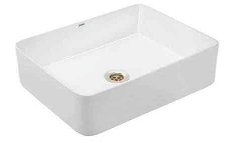 Chậu dương bàn đá Ấn Độ màu trắng Jaquar JDS-WHT-25907N