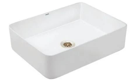 Chậu dương bàn đá Ấn Độ màu trắng Jaquar JDS-WHT-25907N