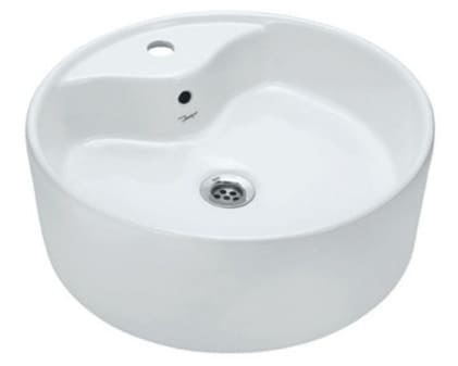 Chậu dương bàn đá Ấn Độ màu trắng Jaquar JDS-WHT-25935