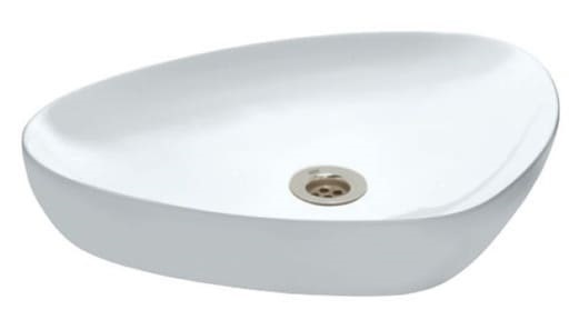 Chậu dương bàn đá Ấn Độ màu trắng Jaquar LYS-WHT-38901N