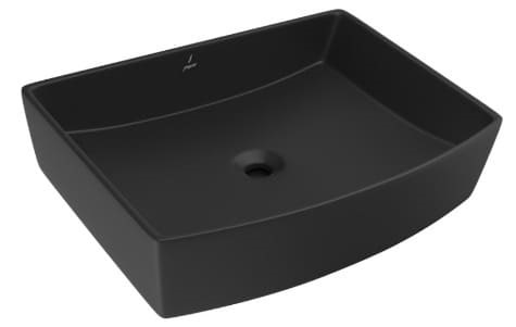 Chậu dương bàn đá Ấn Độ màu đen mờ Jaquar KUS-BLM-35933PM