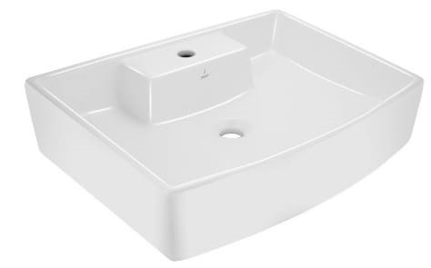 Chậu dương bàn đá Ấn Độ màu trắng mờ Jaquar KUS-WHM-35931PM