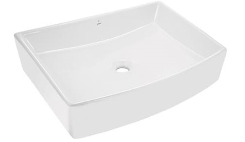 Chậu dương bàn đá Ấn Độ màu trắng Jaquar KUS-WHT-35933PM