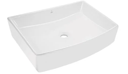 Chậu dương bàn đá Ấn Độ màu trắng Jaquar KUS-WHT-35933PM