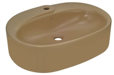 Chậu dương bàn đá Ấn Độ màu be mờ Jaquar OPS-BEM-15931PM