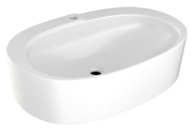 Chậu dương bàn đá Ấn Độ màu trắng mờ Jaquar OPS-WHM-15931PM