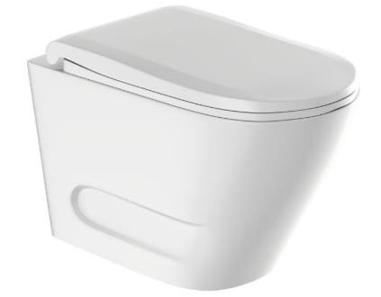 Bồn cầu treo tường không vành màu trắng mờ Jaquar OPS-WHM-15953BIUFPM