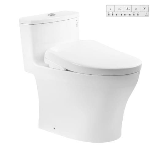 Bồn cầu 1 khối kèm nắp điện tử TOTO MS885CDW23