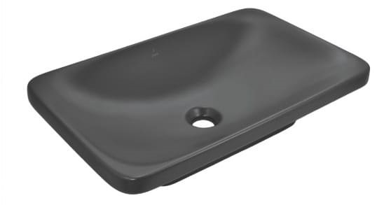 Chậu rửa dương bàn đá Ấn Độ màu xám mờ Jaquar LAS-GRM-91905