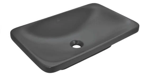 Chậu rửa dương bàn đá Ấn Độ màu xám mờ Jaquar LAS-GRM-91905