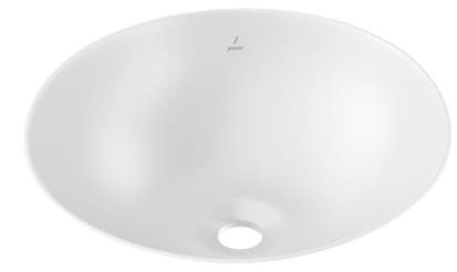 Chậu âm bàn đá Ấn Độ màu trắng mờ Jaquar LAS-WHM-91707