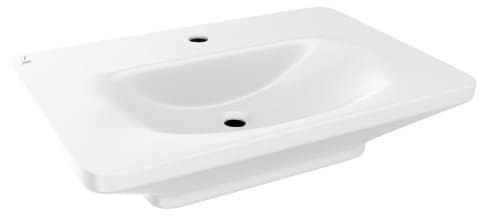 Chậu rửa dương bàn đá Ấn Độ màu trắng mờ Jaquar LAS-WHM-91933