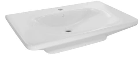 Chậu rửa dương bàn đá Ấn Độ màu trắng Jaquar LAS-WHT-91933