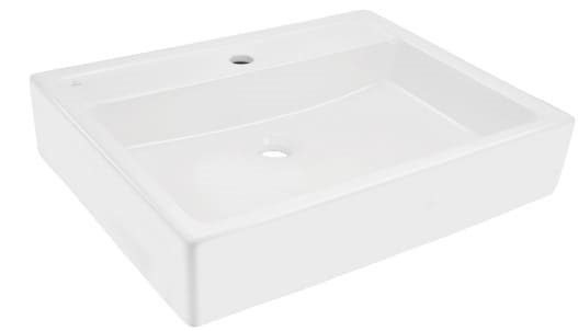 Chậu rửa dương bàn đá Ấn Độ màu trắng Jaquar JDS-WHT-25943