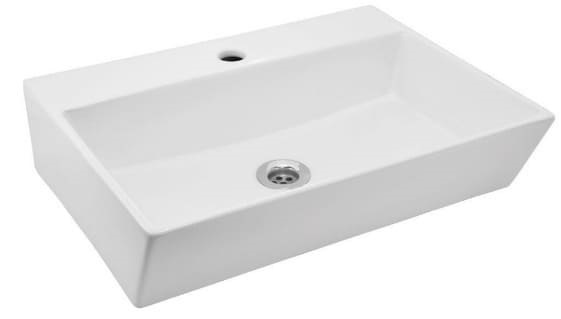 Chậu rửa dương bàn đá Ấn Độ màu trắng Jaquar KUS-WHT-35935