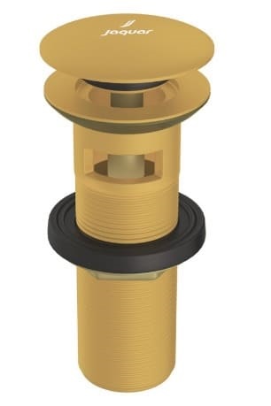 Đầu xả nhấn có tràn màu vàng mờ Jaquar ALD-GMP-729L130