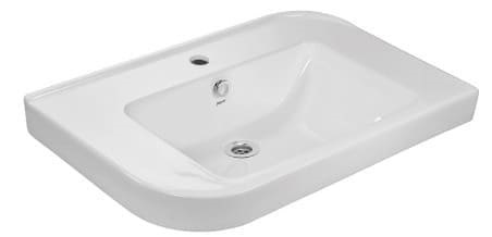 Chậu rửa bán âm Ấn Độ màu trắng Jaquar ALS-WHT-85601